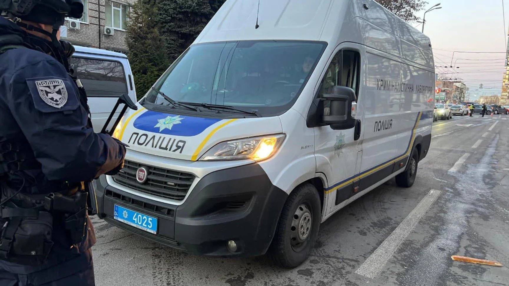 Explosion in Dnipro kills one, injures two police officers