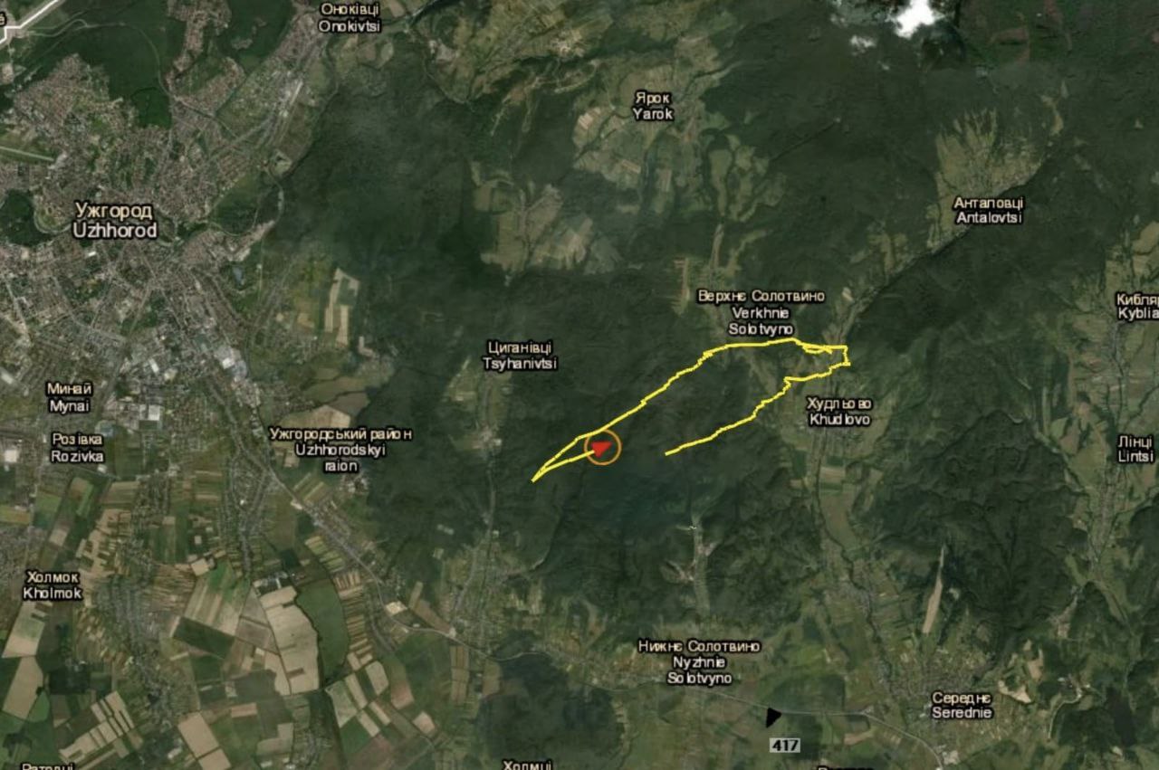 Hungarian drone flew twice over Zakarpattia
