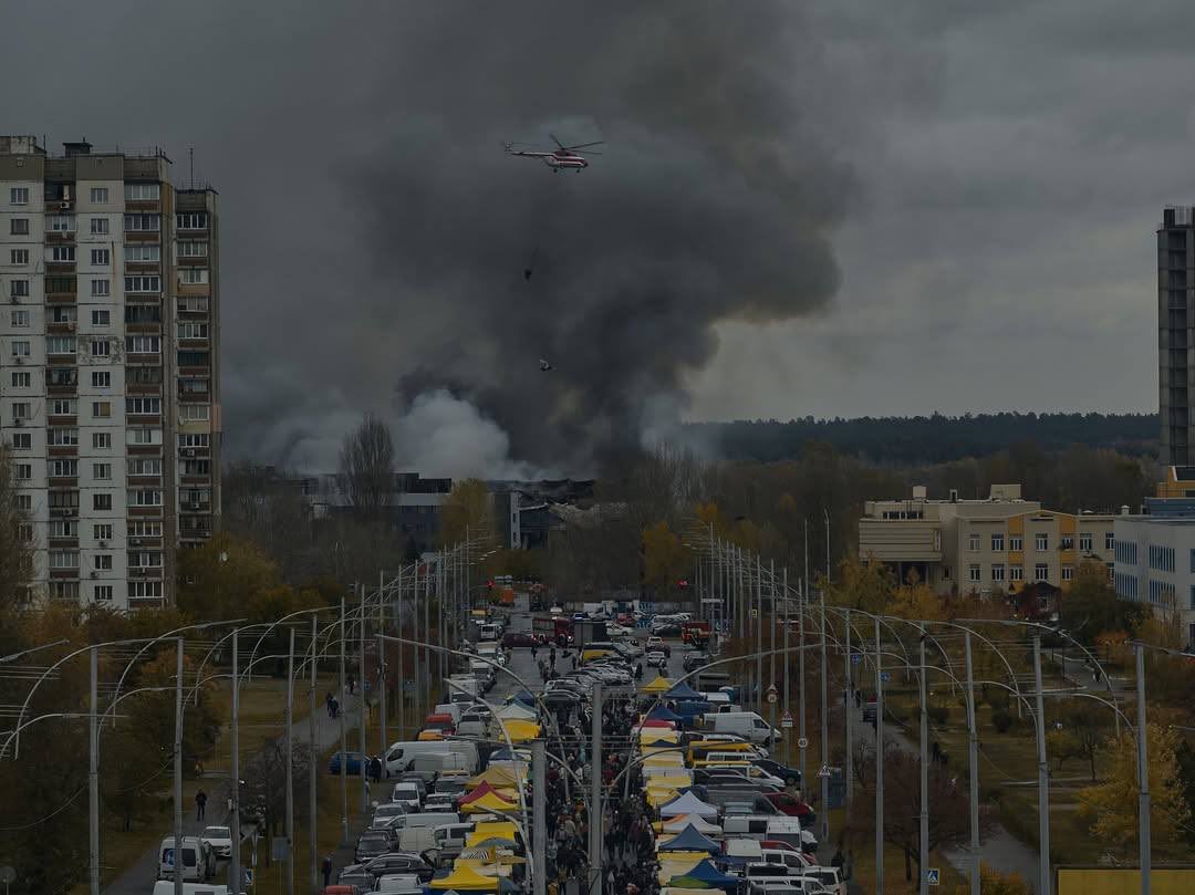 Kyiv awakens amid apocalyptic fires