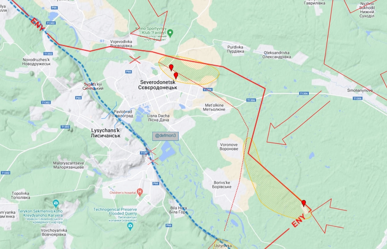 Russian forces fight in Severodonetsk at hotel and village