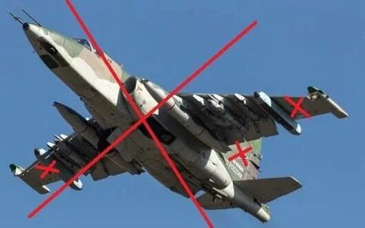 Air defense units shoot down Russian Su-25 in Donetsk