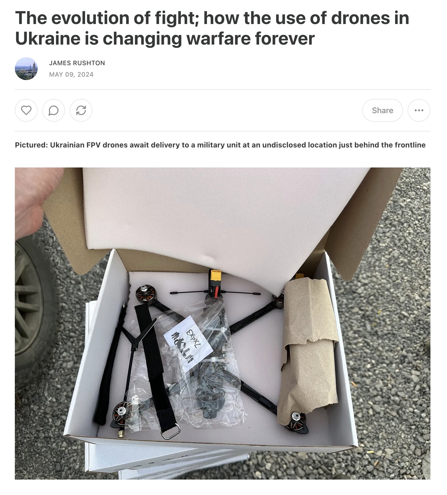 FPV drones redéfinissent le champ de bataille ukrainien