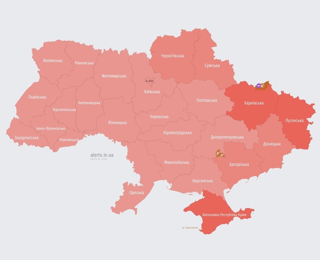 Massive missile strikes across Ukraine