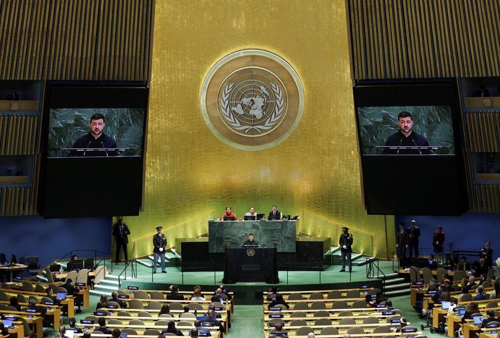 Zelensky at UN: Peace depends on us all, urges end to war