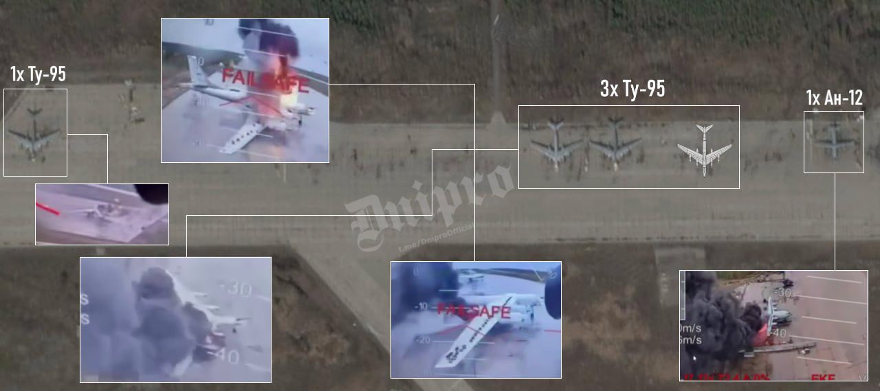 Visually confirmed enemy losses at Olenya after drone attack