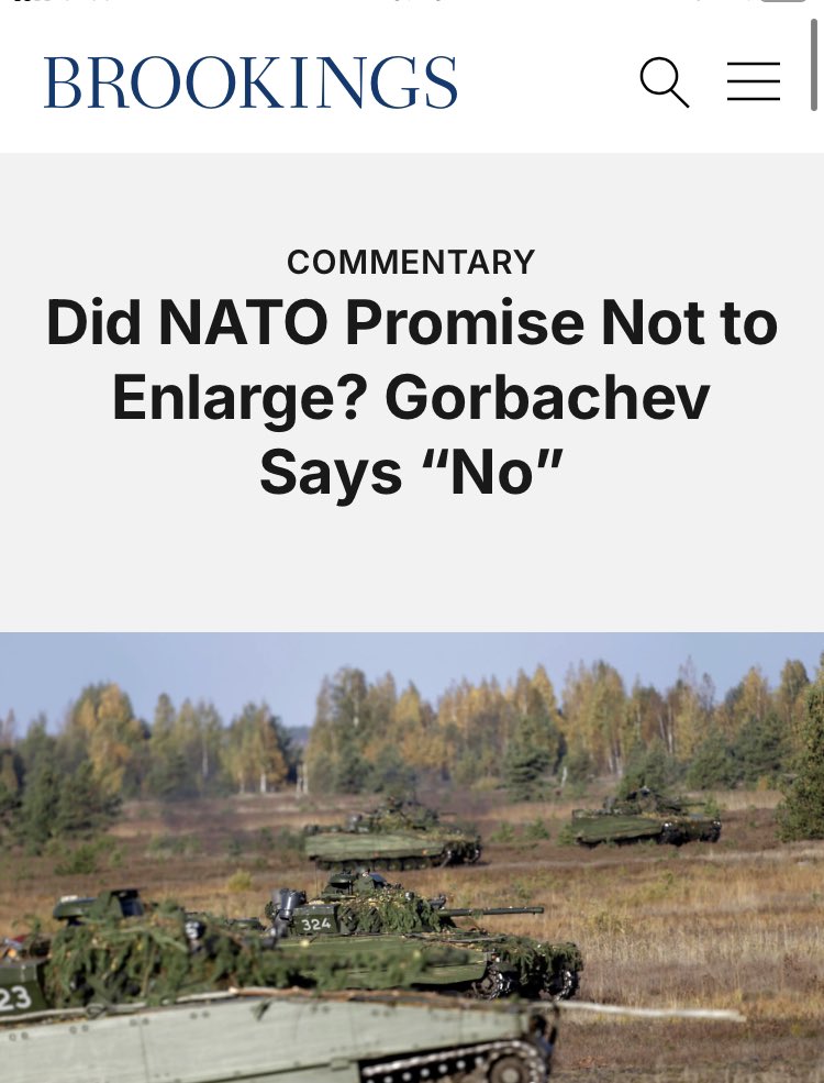 Reminder on unwritten promises and Russian aggression