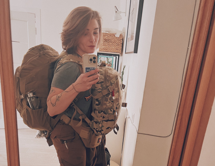 Designer Romanova joined the Azov SAS after returning from Poland