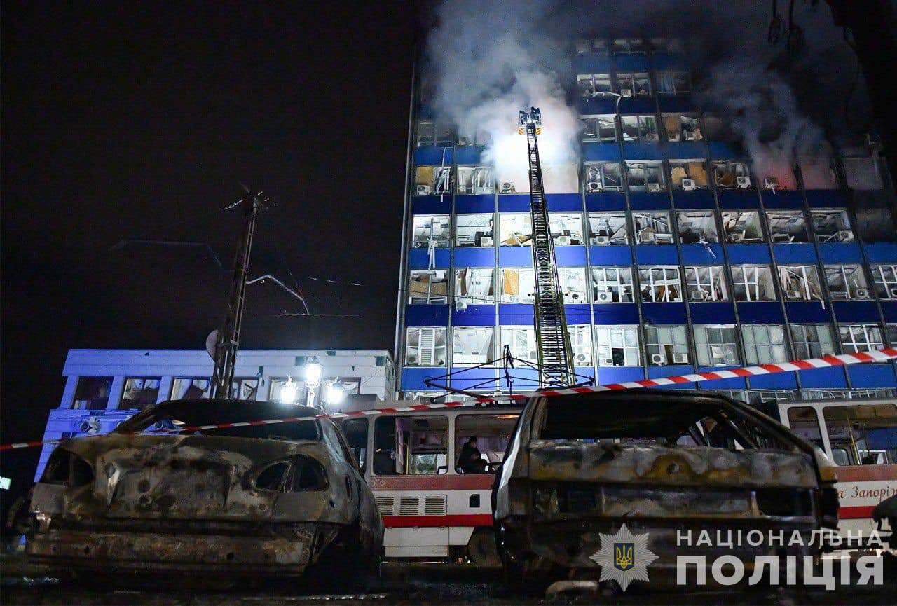 13 dead, 33 injured in Zaporizhzhia from Russian missiles