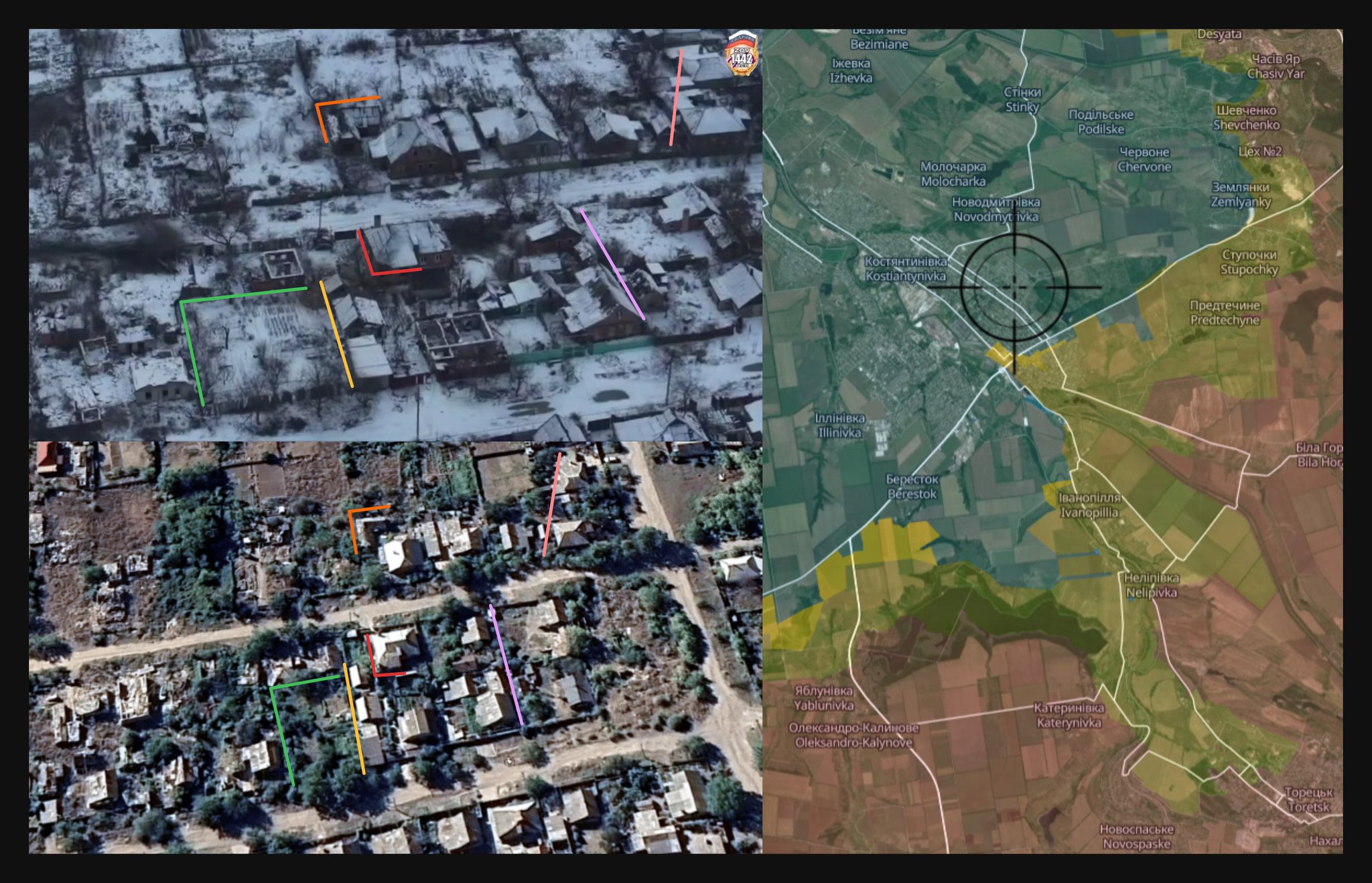 Ukrainian position hit by Molniya-2 Drone in Kostyantynivka