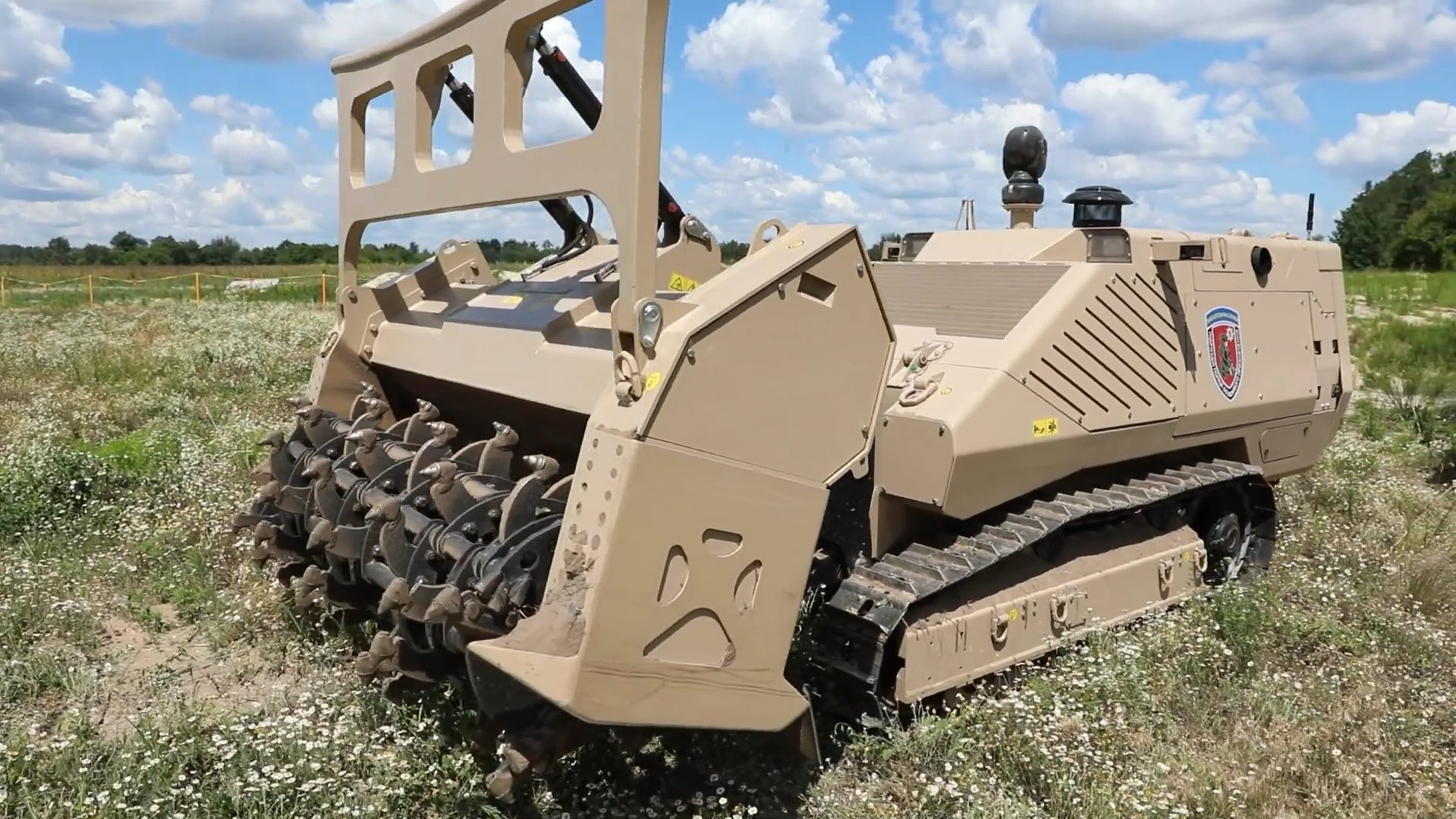 Swiss President announces 3 more GCS-200 demining machines for Ukraine