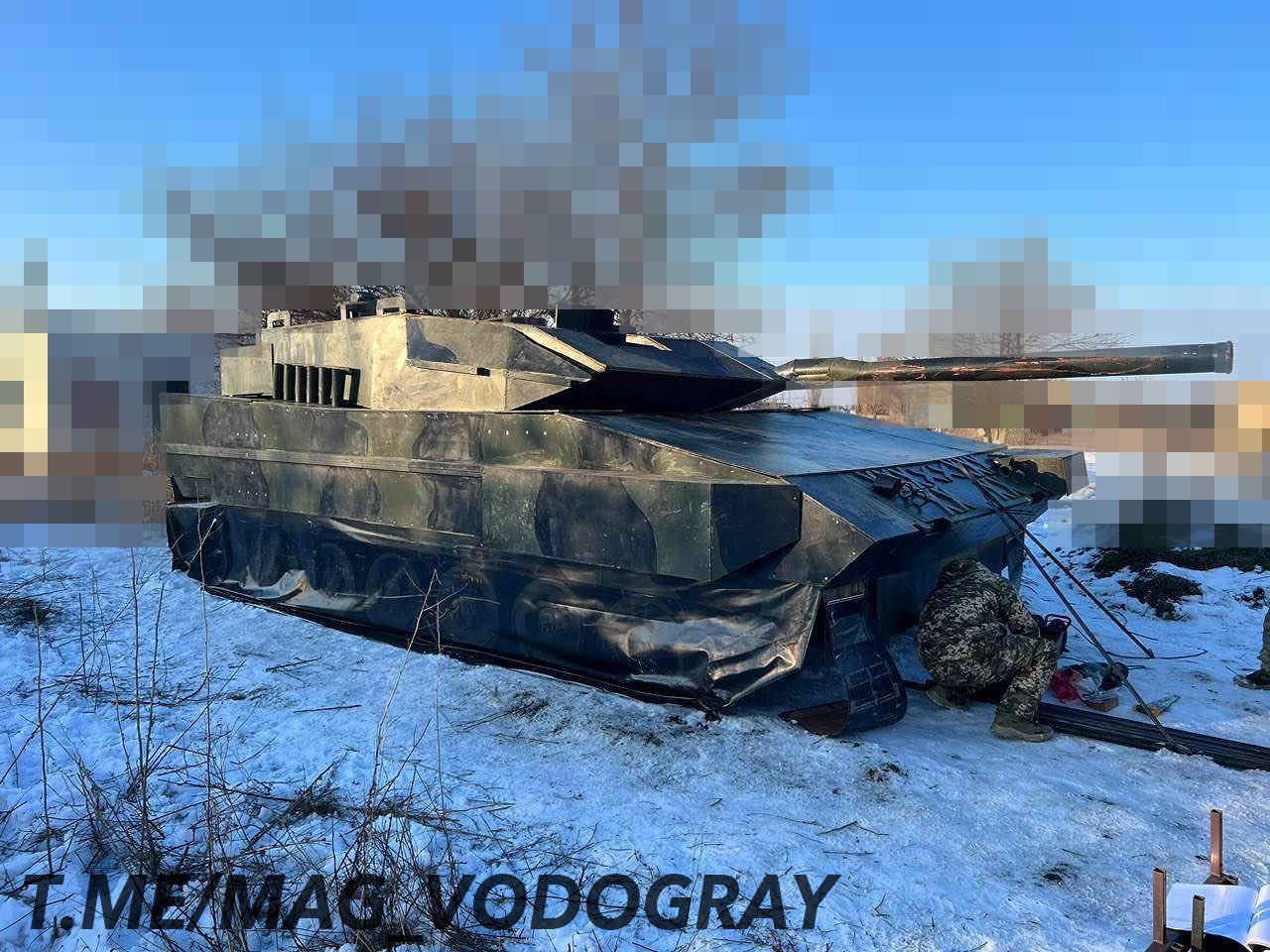 Leopard 2A6 decoys prove effective for Ukraine