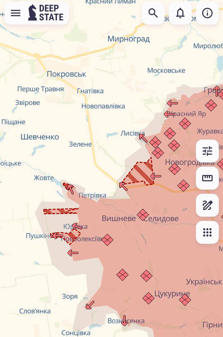Enemy advances in multiple Ukrainian regions