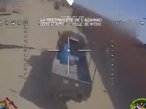 Truck struck at coordinates in northern Mali region