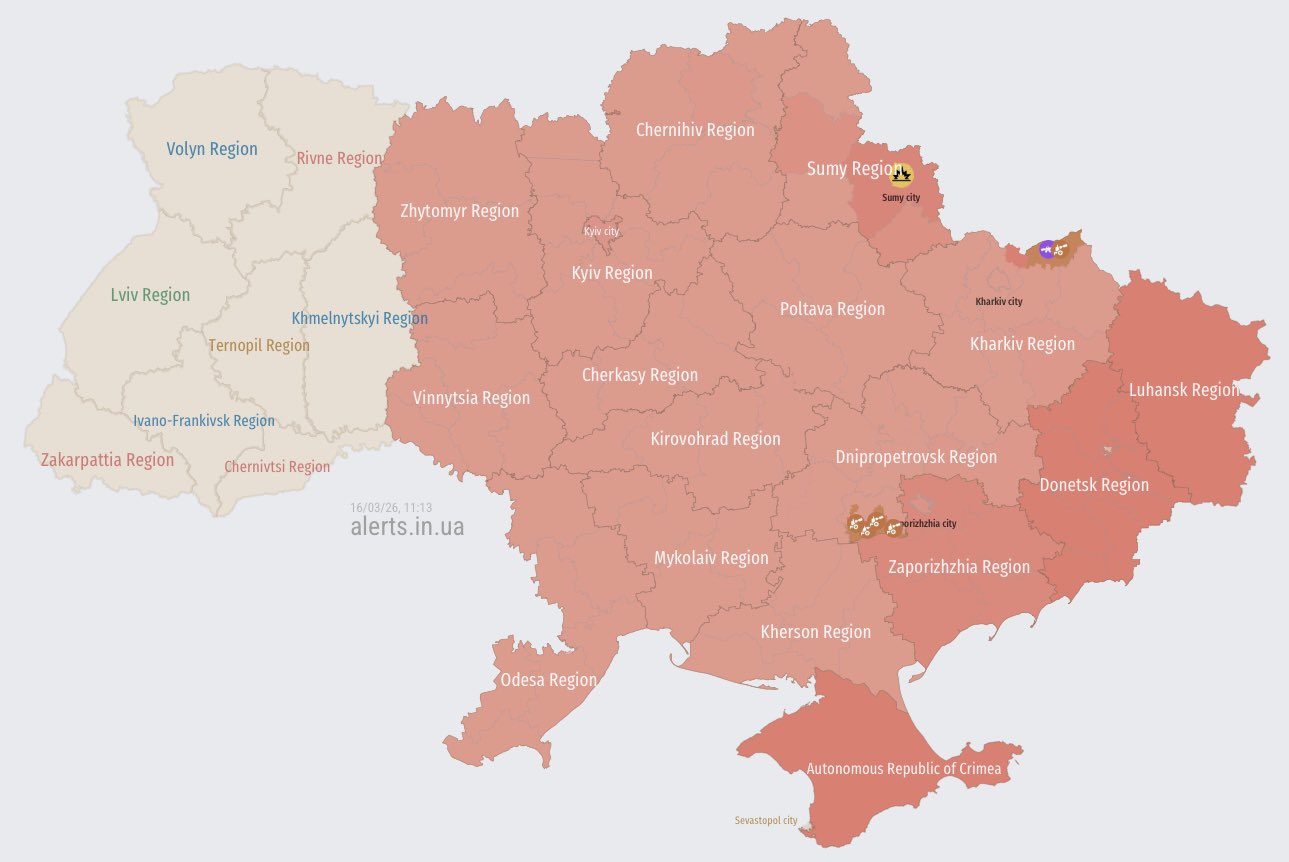 Threat of ballistic missiles from Bryansk and occupied Crimea