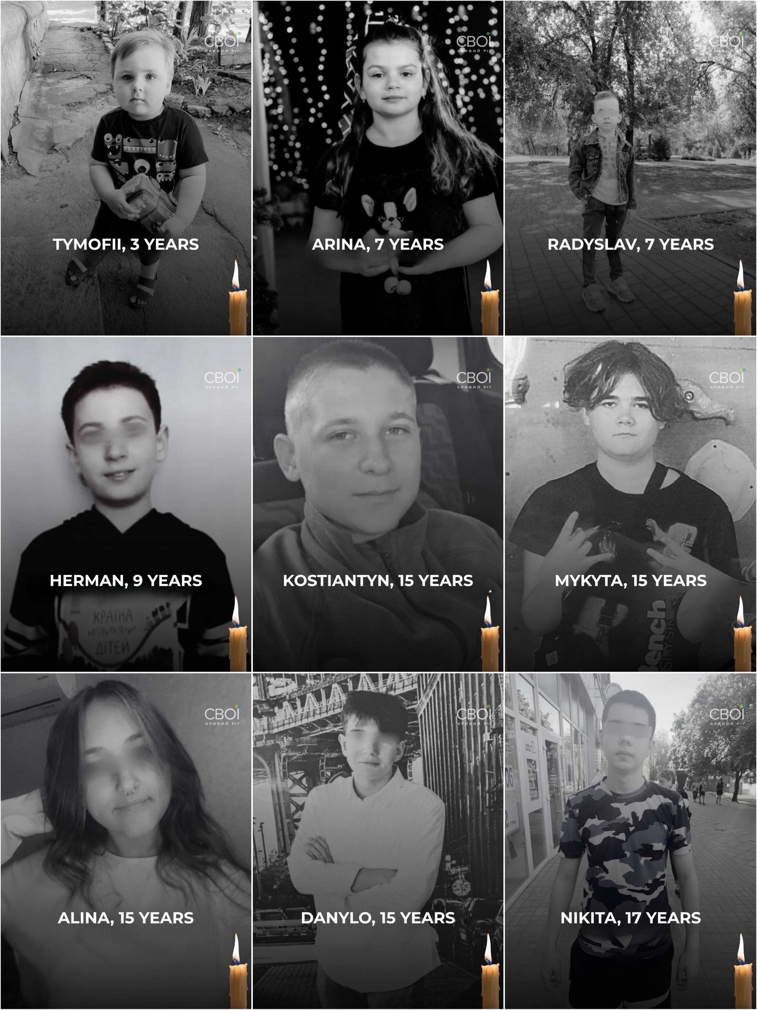 Ukrainian children killed in Kryvyi Rih by Russian Iskander-M missile