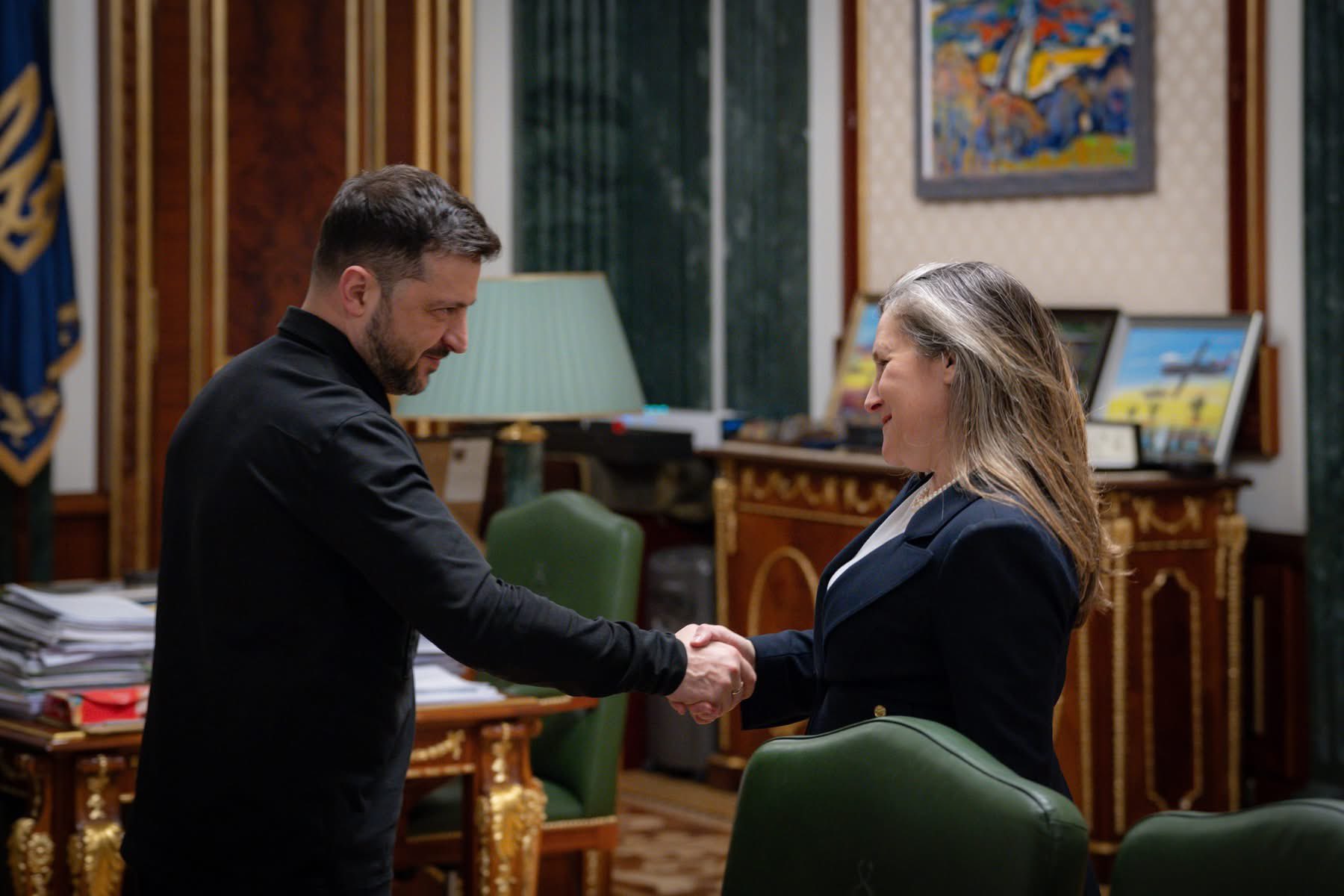 Zelensky appoints Chrystia Freeland as economic development adviser