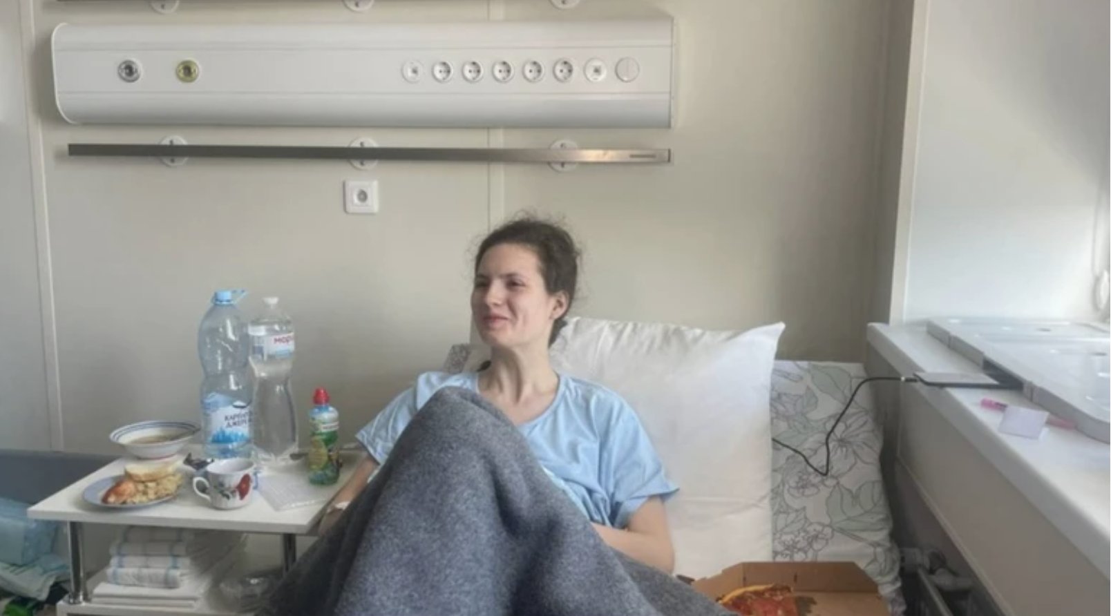 9th-floor fall survivor after Russian attack