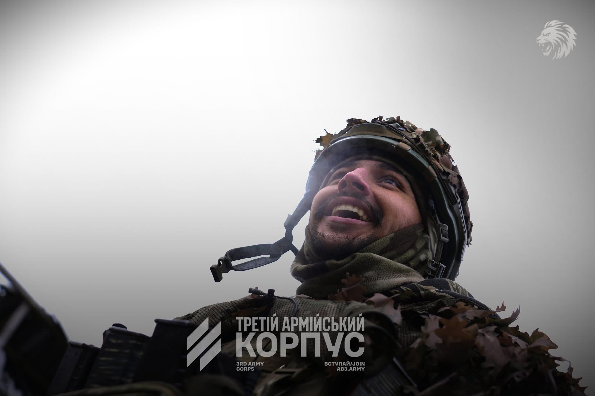 Morning greeting and solidarity message from Ukraine’s brave defenders, highlighting the 3rd Army Corps.