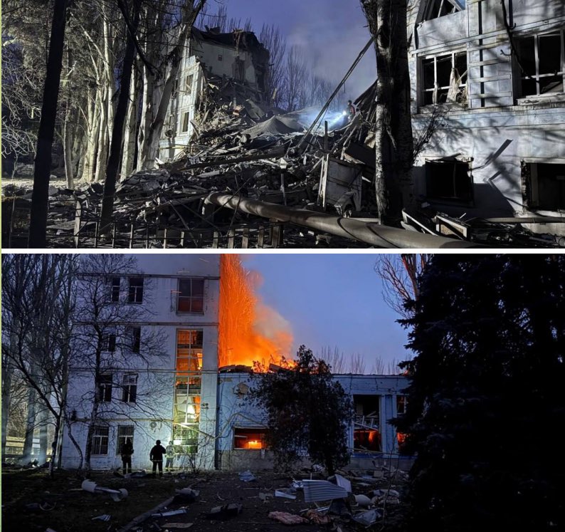 8 injured, 2 missing in Russian night ballistic attack on Zaporizhzhia