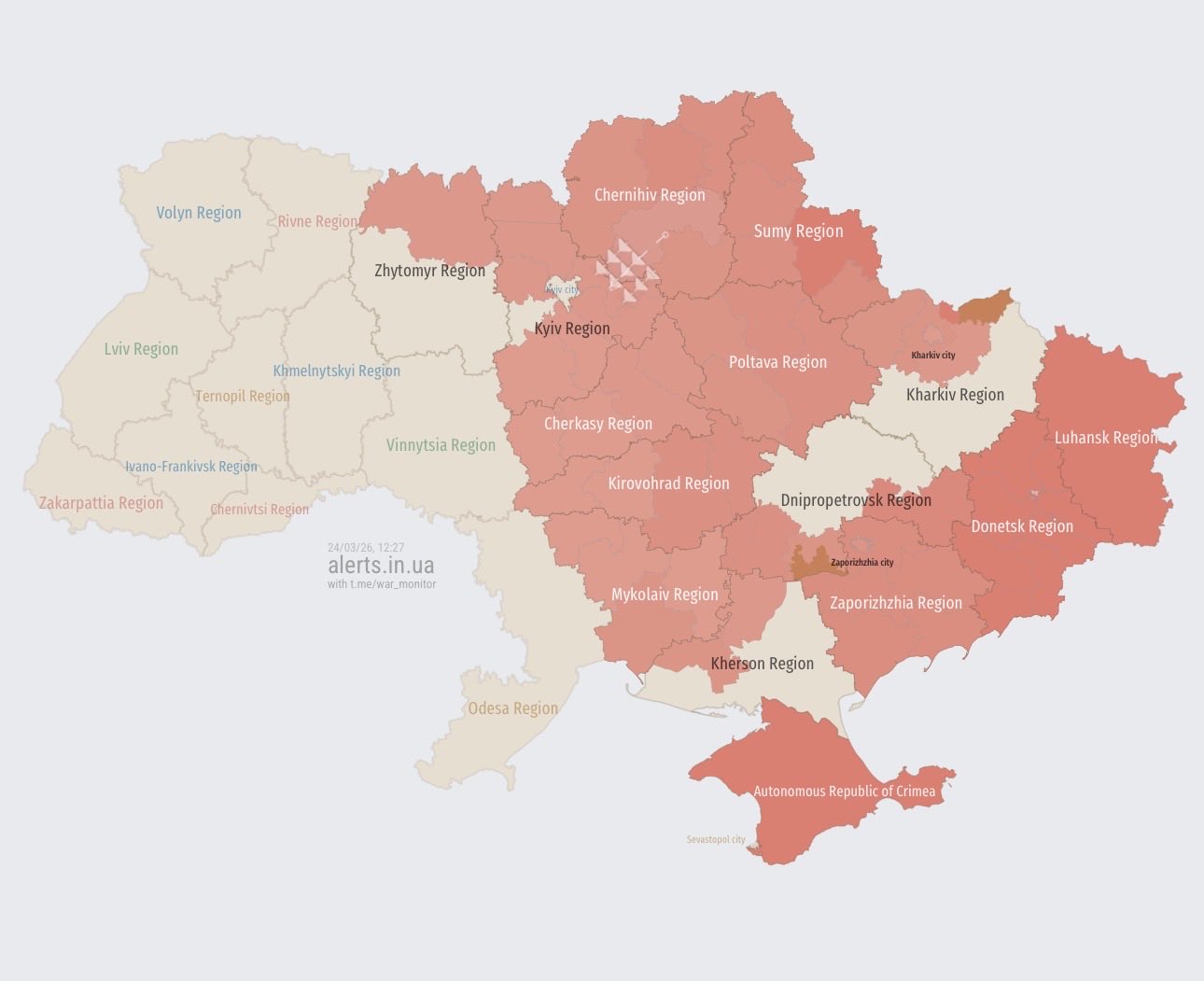 100 Russian drones strike Ukraine