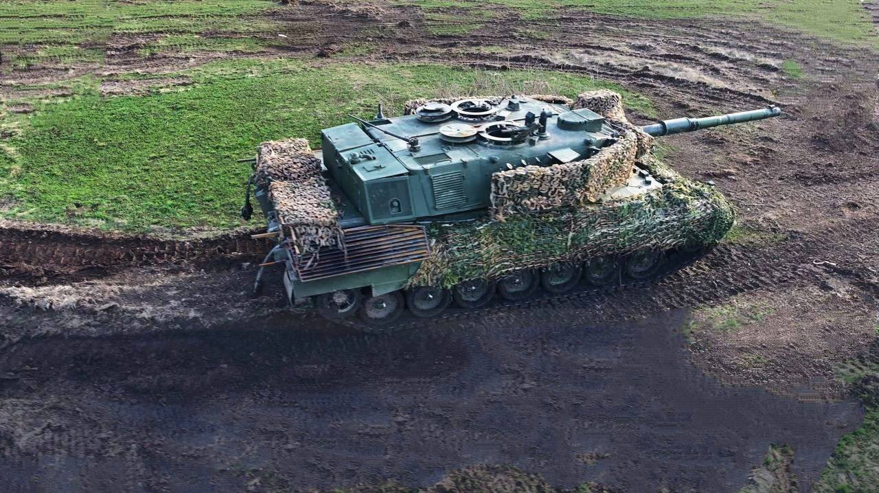 Former Danish Leopard 1A5DK1 in Ukrainian service