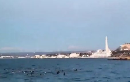 Missiles from Sevastopol Bay towards Odesa