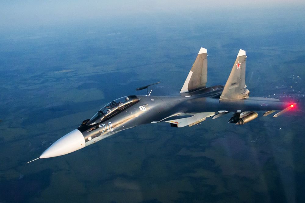 Russian Su-30SM fighter jet shot down by own forces during drone attack in Crimea
