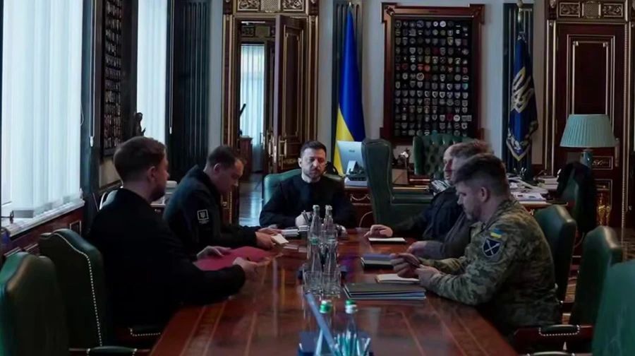 Ukraine’s president: Russia must end war, demands security guarantees