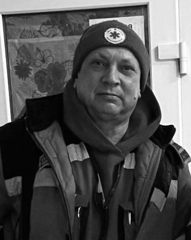 Russian double strike kills medic Serhii in Kyiv