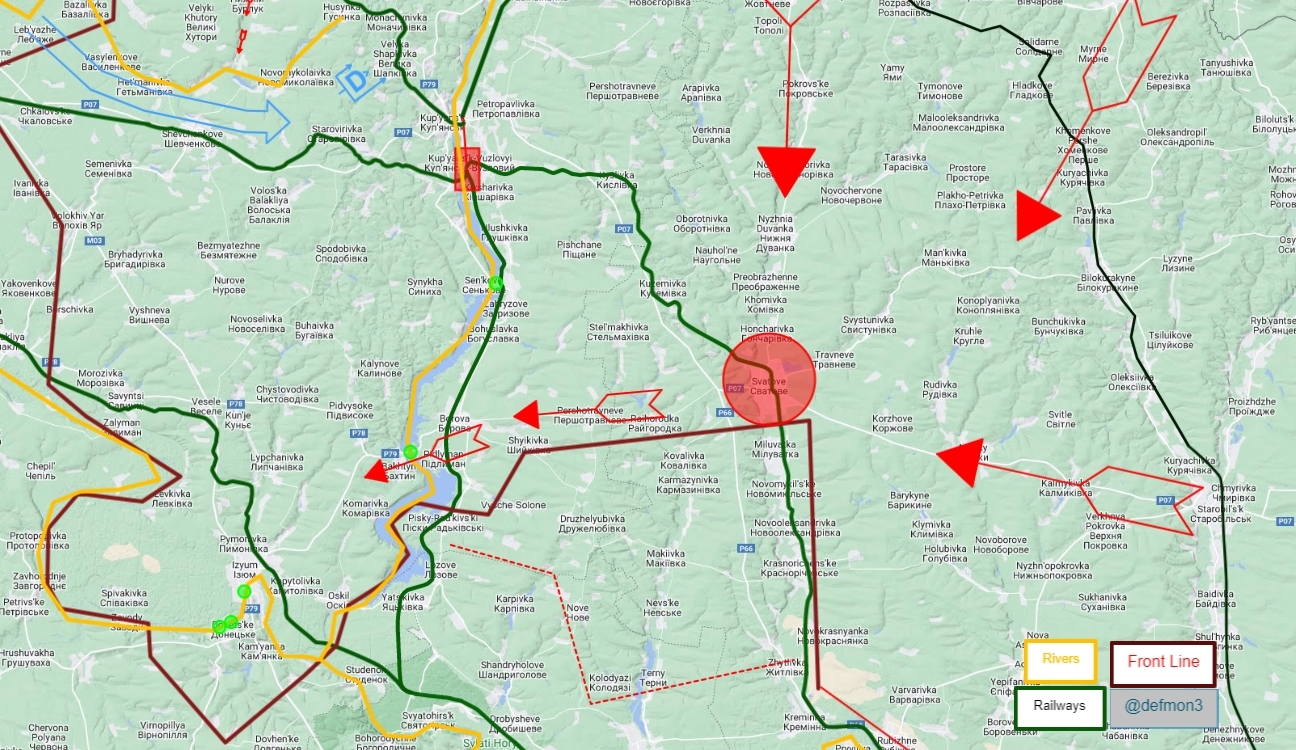 Russians still have road supply routes