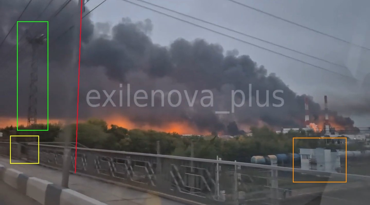 Video shows extensive smoke from multiple refinery areas