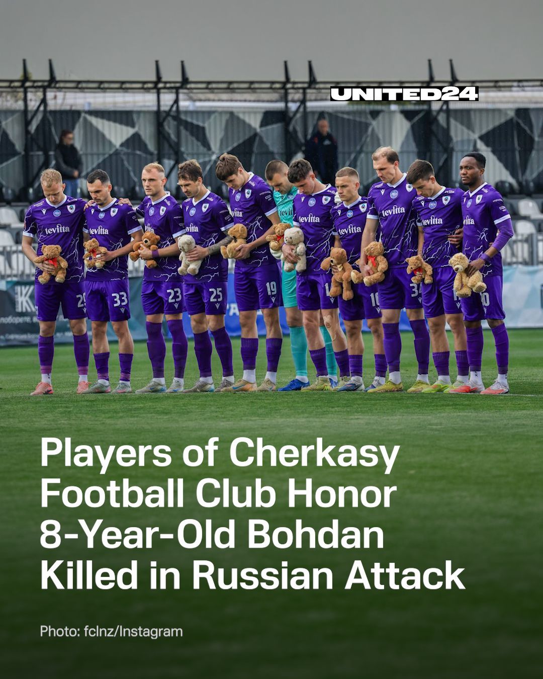 Ukrainian Club Honors 8-Year-Old Boy Killed in Russian Drone Strike