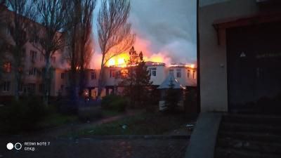 Hôpital bombardé à Lyman, Oblast de Donetsk