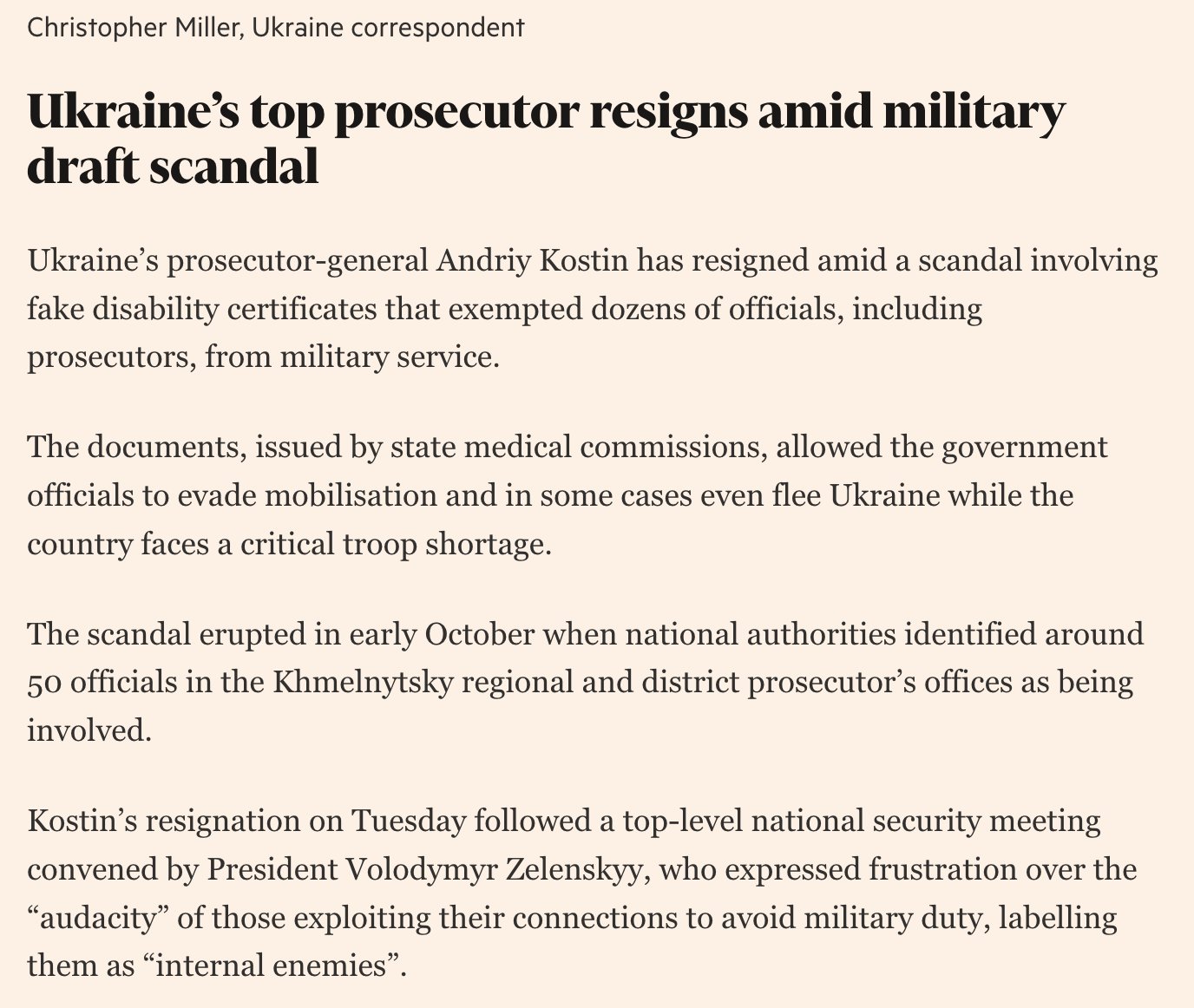Kostin resigns over disability certificate scandal