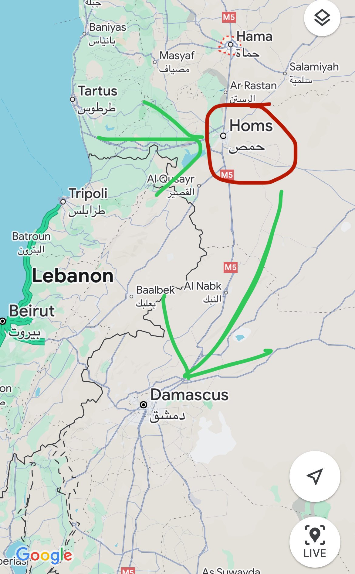 Syrian rebels could cut off Russian bases if Homs falls