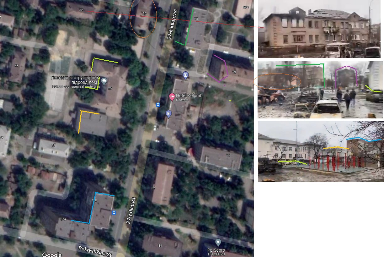 Clashes near school in Mariupol aftermath