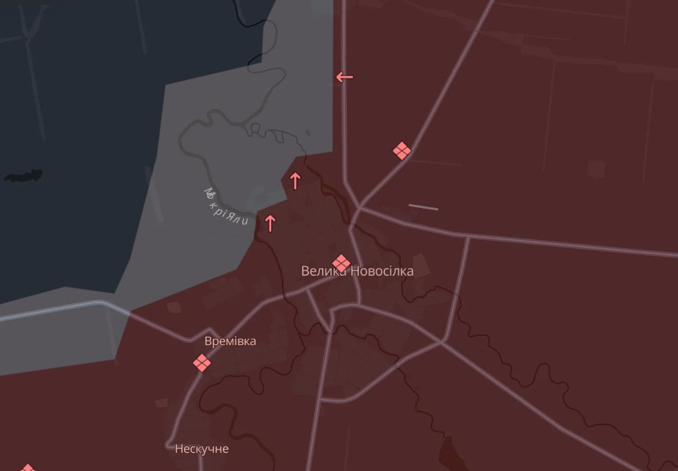 Russians Enter Part of Velyka Novosilka