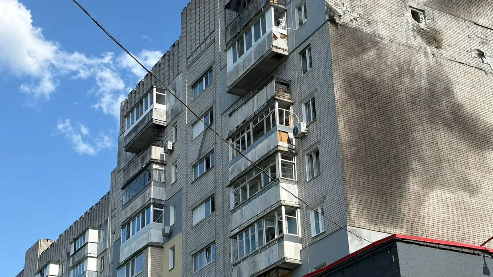 Russian attack on Dnipro injures five, damages high-rise buildings, causes fire