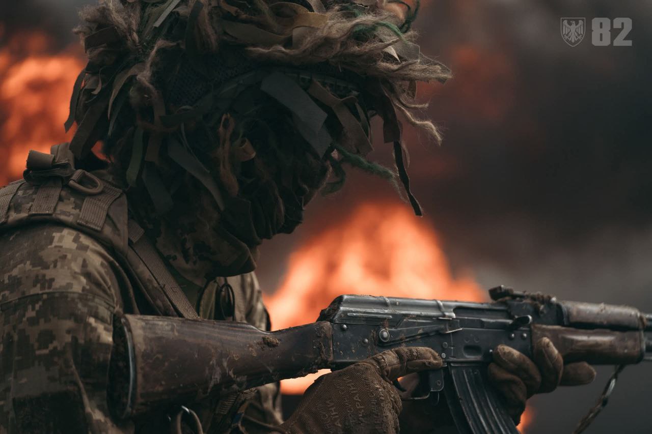 82nd Air Assault Brigade: Freedom is forged in fire.