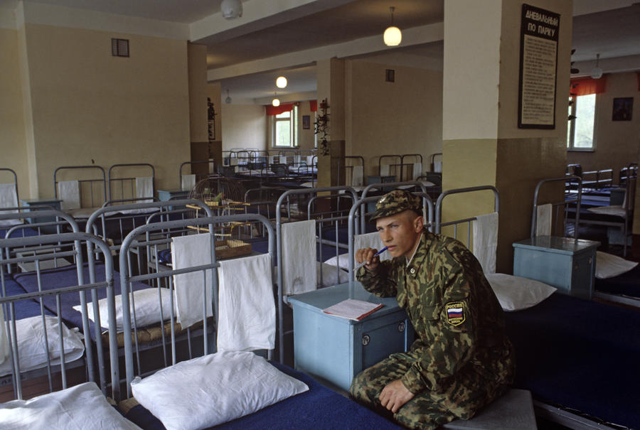 Accommodation costs in Russia: unpaid electricity, unheated barracks, and cold climate.
