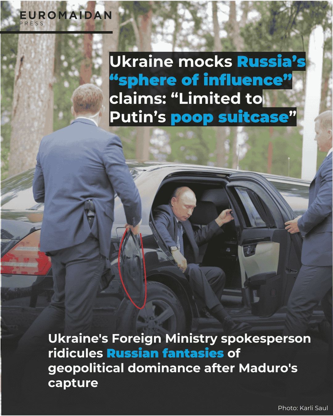 Ukraine rejects Russia’s sphere of influence claims