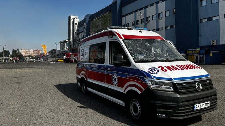 Kharkiv: Medics, rescuers hit by repeated Russian ballistic missile strikes