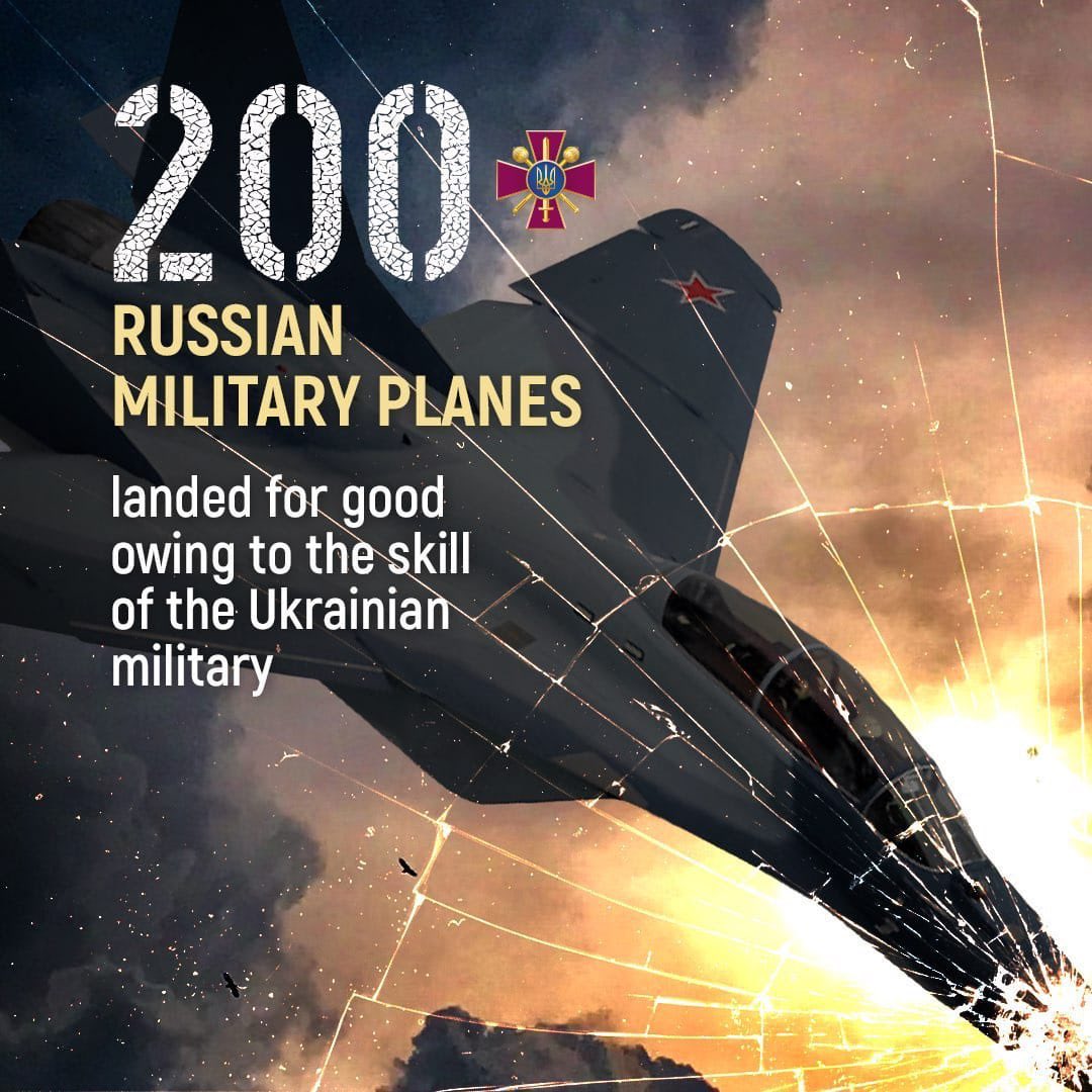 200 Russian planes destroyed by Ukrainian Stingers and Starstreaks