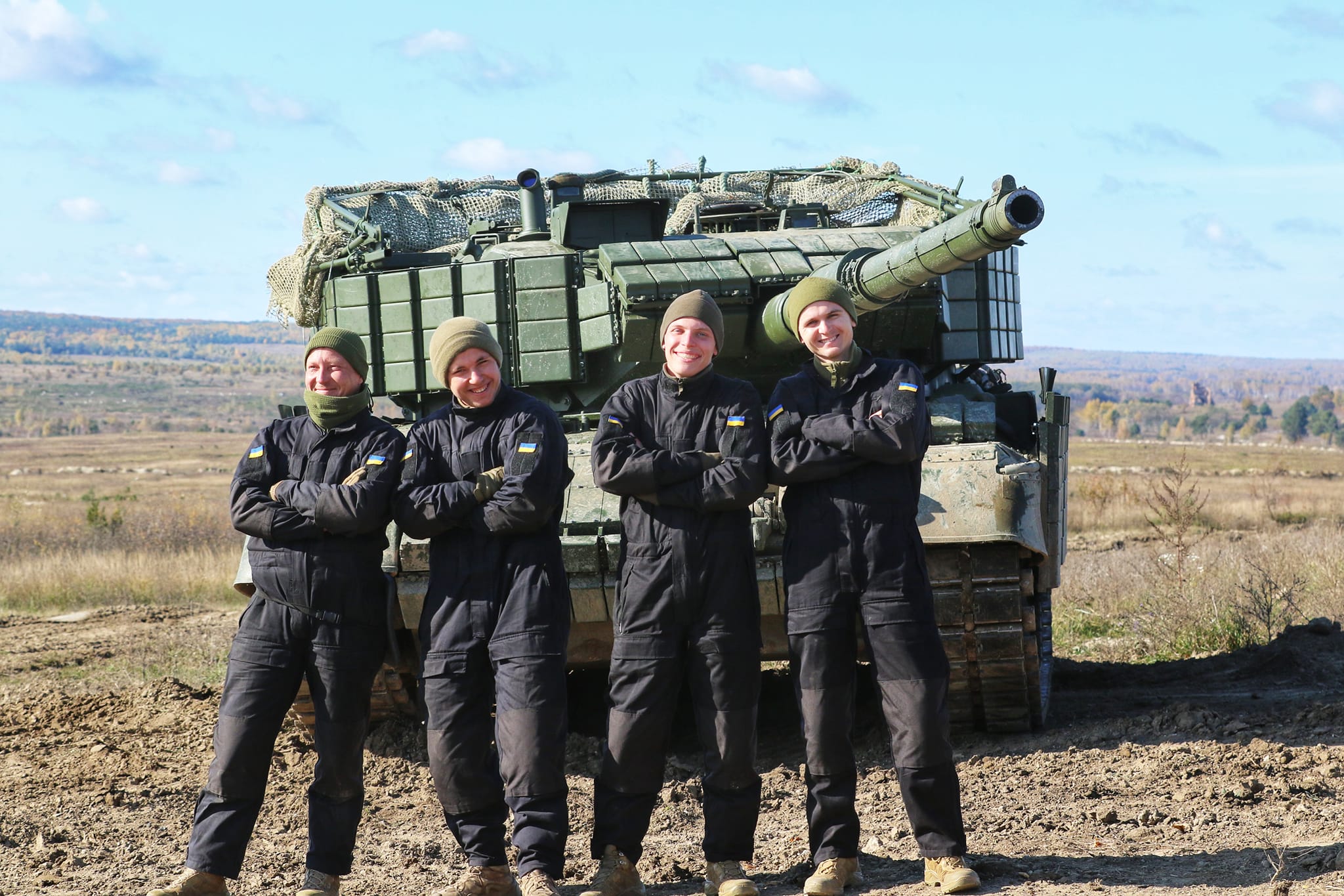 Good morning from tankers in Ukraine
