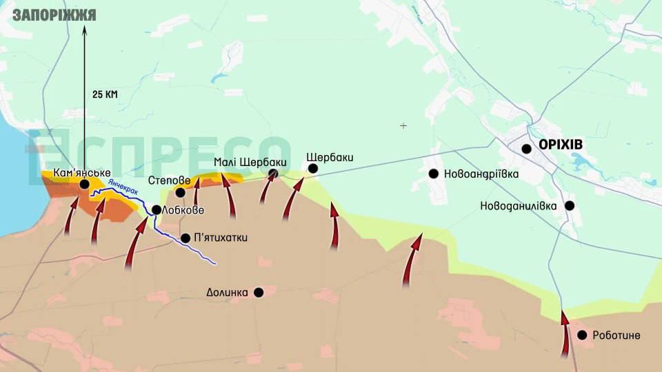 Russia Launches Major Assault Across Zaporizhzhia Frontline After Three Years