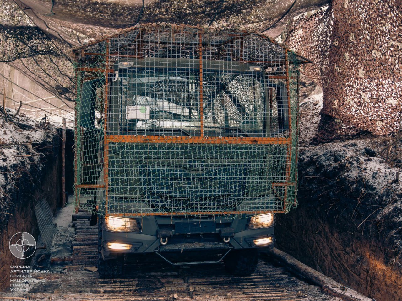 Modernized BM-21 Grad MLRS on MAN TGS chassis