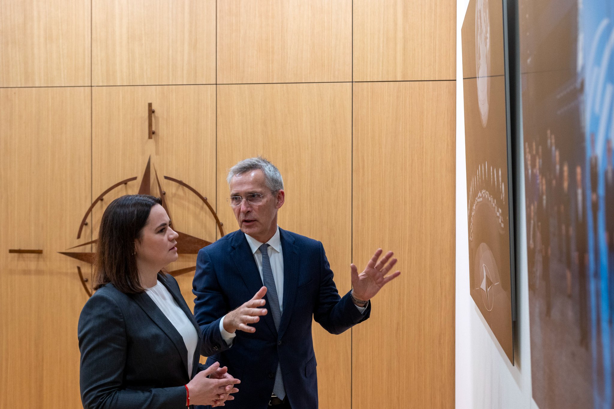 Tsikhanouskaya at NATO HQ: First Briefing on Belarus Held by North Atlantic Council