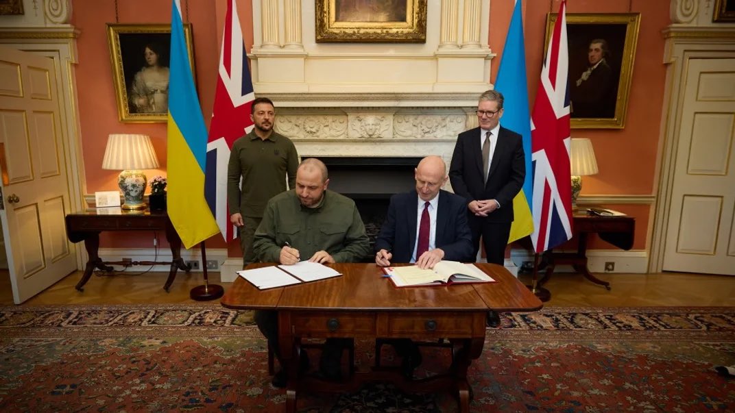 Ukraine and UK sign credit support agreement for defense