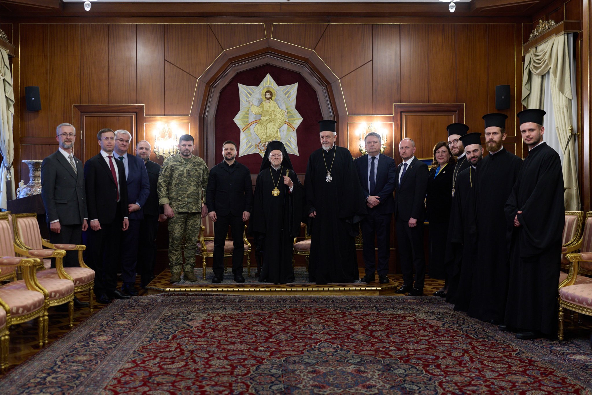 Ukraine Leader Meets Patriarch Over Fate of Ukrainian Children