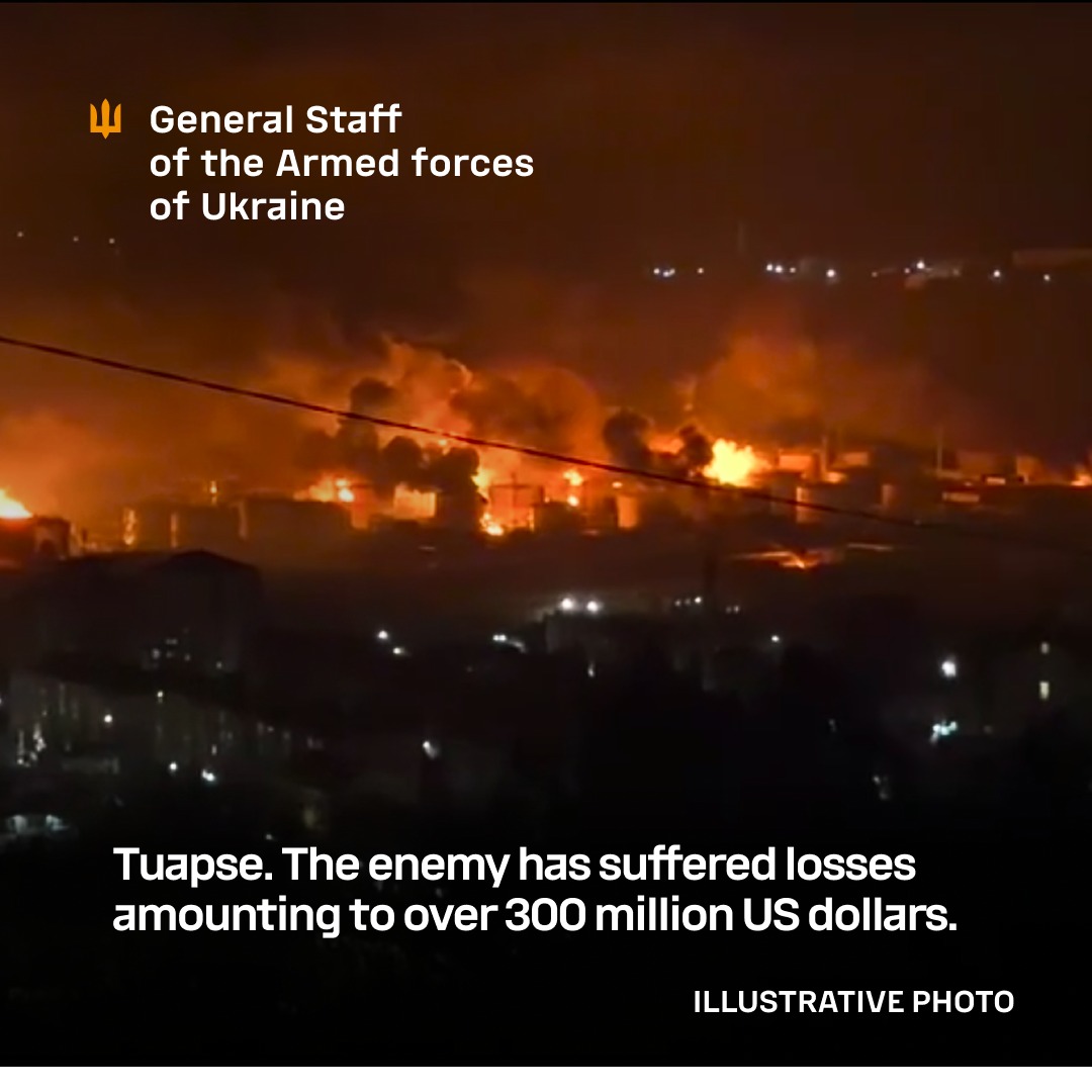 Ukrainian strikes on Tuapse cause $300M in damage